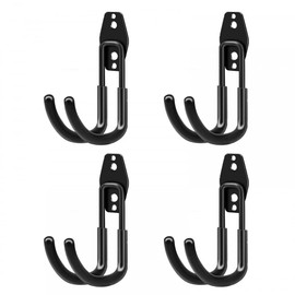 DONGKER 4PCS Gun Hooks,Gun Rack Wall Mount Garage Hooks Heavy Duty Rifle Hanger for Gun Bow Garage Hanging