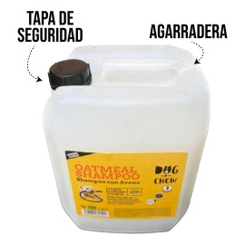Shampoo Perro Avena Hipoalergénico Vegano DOG-O-CHEW 10L Pelaje Corto Largo