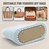 4 PCS Knitting Crochet Base, PU Bottom Bag, Leather Base,