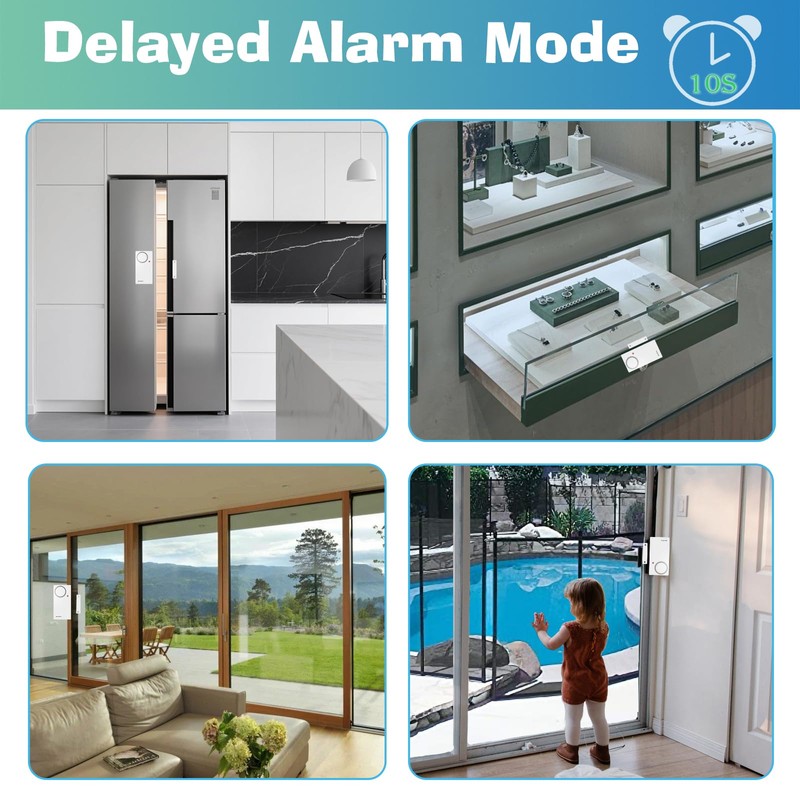HENDUN Upgraded Door Alarm for Home Security,Pool Alarm for Kids