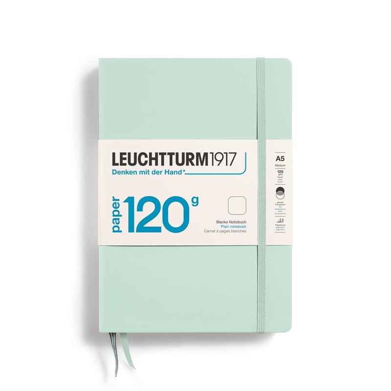 LEUCHTTURM1917 370343 Notebook Medium (A5) 120 g/m² Paper Edition, Hardcover,