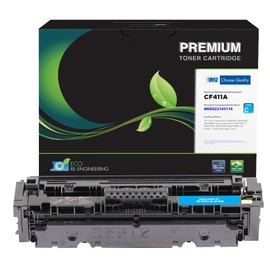MSE Brand Remanufactured Toner Cartridge Replacement for HP CF411A (HP 410A) | Cyan