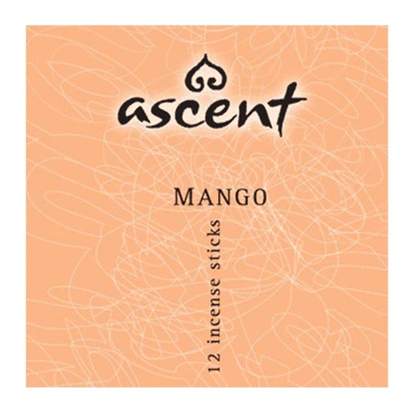 Ascent Incense Sticks Mango 12 Packs