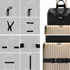 ZINZ Suitcase Strap, Highly Elastic Suitcase, Adjustable Belt Bag, Bungees