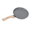 Frying Pan Wood Handle Aluminum Alloy Cooking Skillet Fast Heating