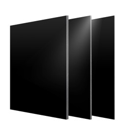 G10 200x300x2.0mm Fiberglass Composite Laminate Sheet, Glass Fiber Epoxy Resin Panel for DIY Craft 0.5-10mm Available (Black)