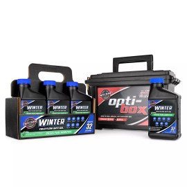 OPTI-LUBE WINTER ANTI-GEL DIESEL FUEL ADDITIVE: 6Pack of 8oz Bottles w/ Opti-Box