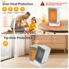 AIDENOEY Space Heater with 3 Modes，1000W Energy Efficient Quiet Mini