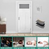 HOMEIDEAS Blackout French Door Curtains, Privacy Small Door Curtains, 26