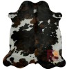 Fortezzaoutlet Cowhide Rug Dark Tricolor | Premium Quality | Medium