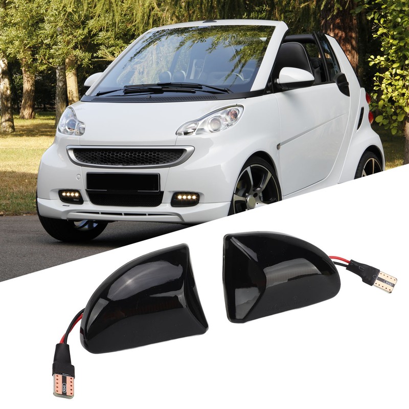 Side Marker Light Smoked Black Shell Yellow Light Aging Resistant