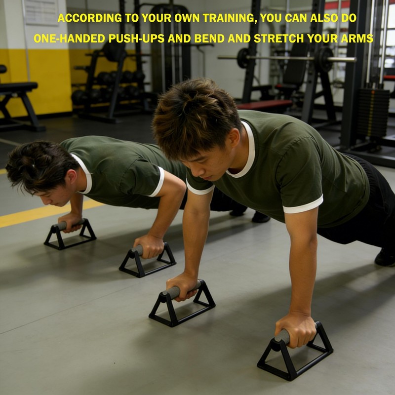YIMOYIYA Triangular Push Up Bars with Non-Slip Base & Wrist