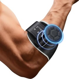 Elbow Bandage Tennis Elbow Bandage Test Winner Lightweight Cuff for Tennis Elbow Golfer's Elbow Bandage Right and Left with EVA Lining Adjustable Elbow Pads Epicondylitis Clasp Men Women