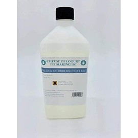 Calcium Chloride Solution for Cheese Making, Enhance Cheese Texture and Yield, Ideal for Home Cheese Makers and Cheese Enthusiasts, Food-Grade, Easy-to-Use Liquid Formulation - 1 Litre