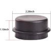 10L0L Golf-Cart 2Pcs Front Hub Dust Caps-Cover Plastic for Club