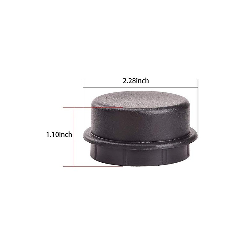 10L0L Golf-Cart 2Pcs Front Hub Dust Caps-Cover Plastic for Club