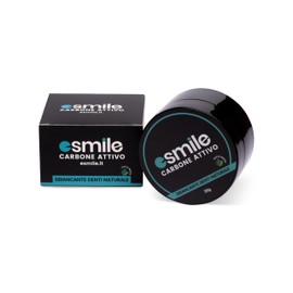 ESMILE Aktivkohle Zahnaufhellung Sofort - Natürliche Minzpulver für professionelle Zahnaufhellung - Zahnpasta für weiße Zähne aus Kokosnuss ohne Zusatzstoffe