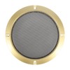 X AUTOHAUX 5'' Gold Tone Car Audio Speaker Cover Mesh