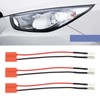 VGOL Pack of 4 H7 Ceramic Headlight Socket Headlamp Wiring