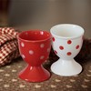 Cinf Ceramic Egg Cup Christmas Gift Set of 4 Porcelain