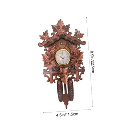 OHPHCALL Indoor Wall Clock Stylish Decorative Clock for Home Living Room Kitchen and Bedroom Wall Mounted Design for Unique House Decor Idea