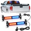 Nilight 40LED Blue Red Emergency Strobe Traffic Advisor Light Bar