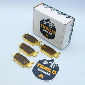 Traild Brass Brake Pad Set for Honda Talon 1000R/1000X/1000X-4 2019-2024 (Rear Axle Set)