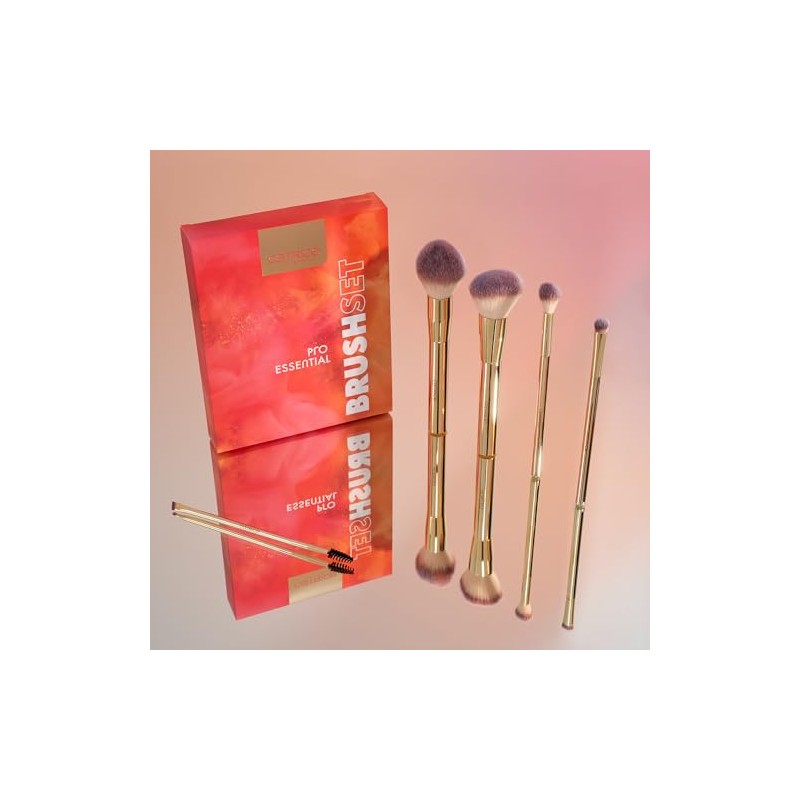 Catrice Pro Essential Brush Set, Multicoloured, Instant Result, Vegan, Nanoparticle