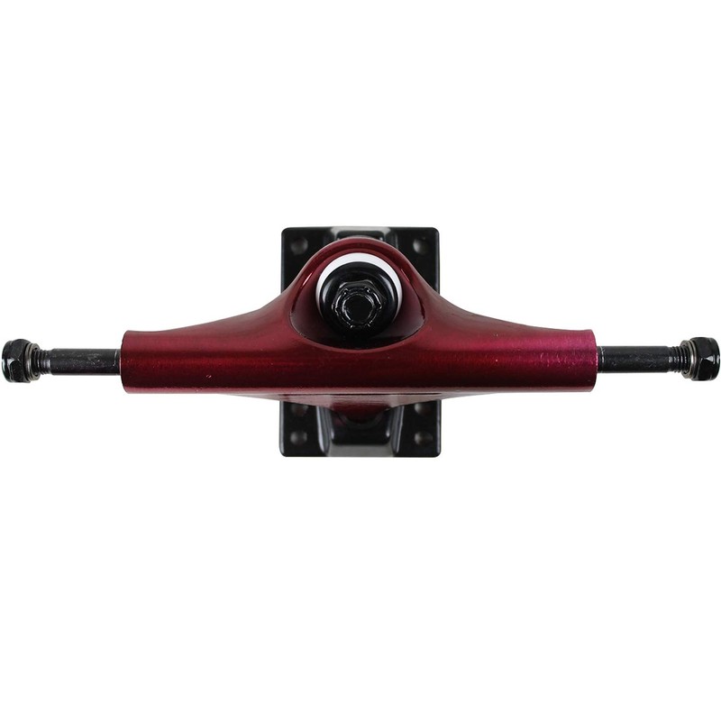Core Skateboard Trucks 5.25 (8.0") Anodized Red/Black Base, Premium Bushings