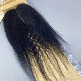 Outre 10” Blowout Straight Natural Black Lace Parting Closure Unprocessed 100% Human