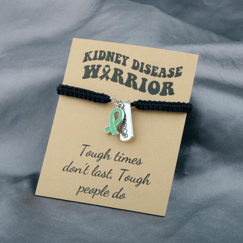 CHOORO Kidney Disease Awareness Adjustable Bracelet Kidney Disease Warrior Gift