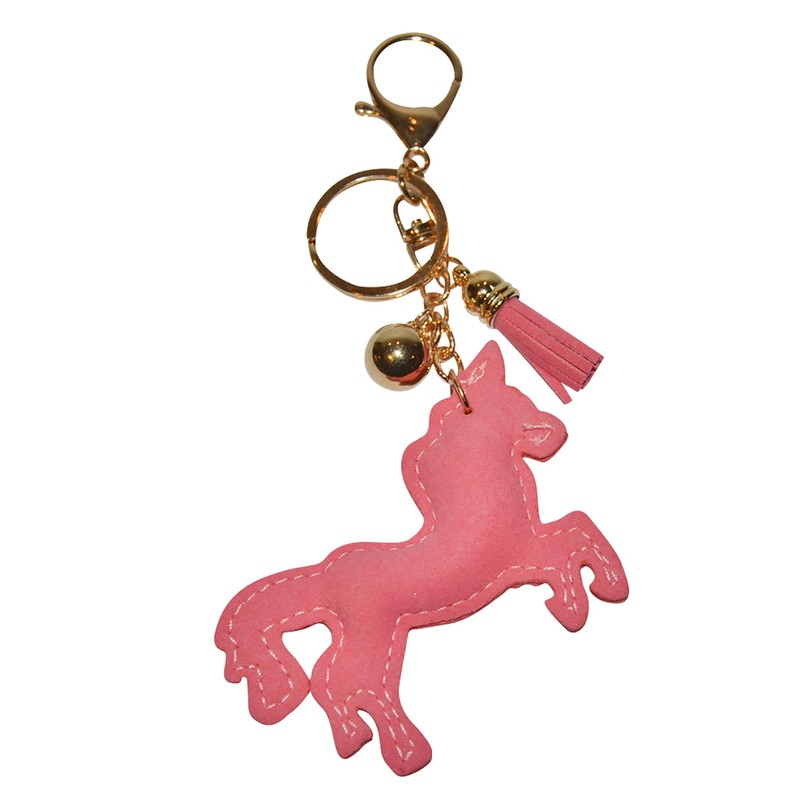 Bling Unicorn Keychain Backpack Charms Crystal Bag Charm Shiny Keyfob