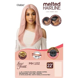 Outre Lace Front Wig - Melted Hairline - MH 102 (OFF BLACK 1B)