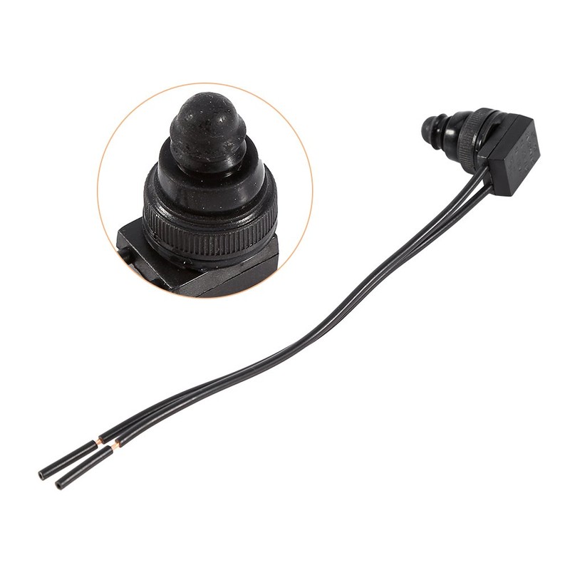 Elerose 12 V Waterproof Push Button On/Off Switch with 4