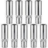 9-Piece 10mm Deep Sockets, 1/4-Inch Drive, 6-Point, Corrosion Resistance, Compatible