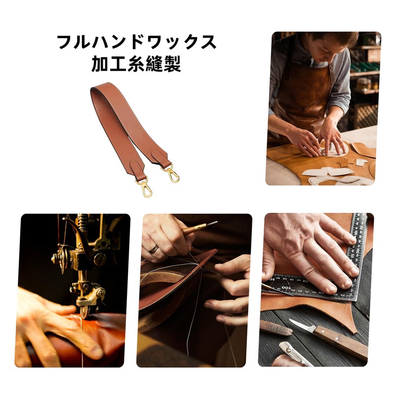 DGAZ Shoulder Belt, Cowhide Leather, Replacement Shoulder Strap, Single Shoulder