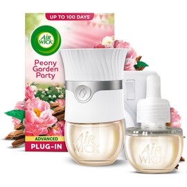 Air Wick Peony Garden Party Advanced Electrical Plug-in Kit 19ml, Lasts for up to 100 Days, Air Freshener
