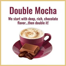 Hills Bros Instant Double Mocha Cappuccino Mix, Easy to Use, Enjoy Coffeehouse