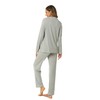 Aamikast Women's Pajama Sets Long Sleeve Button Down Sleepwear Nightwear