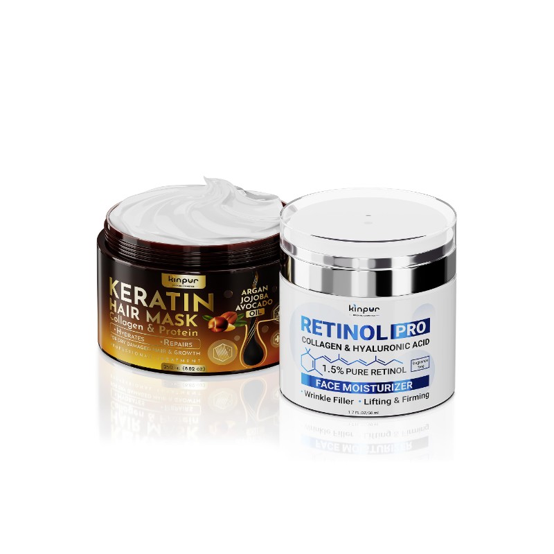 KINPUR ORGANIC COSMETICS Keratin Hair Mask for Dry, Damaged or