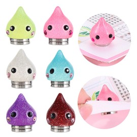 DSLONG 6PCS Diamond Painting Magnet Cover Holder, Diamond Painting Magnet Cover, Cross Stitch Diamond Painting Holder, Suitable for DIY Diamond Painting Colored Art (Cute)