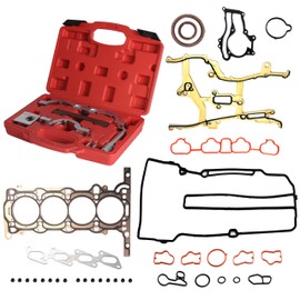 Engine Cylinder Head Gasket Set Fit for Chevy Cruze 1.4L Gas DOHC VIN-B C 9 2011-2015, HS54898 HS26540PT-1 Head Gasket Kit with Turbo Engine Timing Tool Kit/Camshaft Holding Locking Tool Set