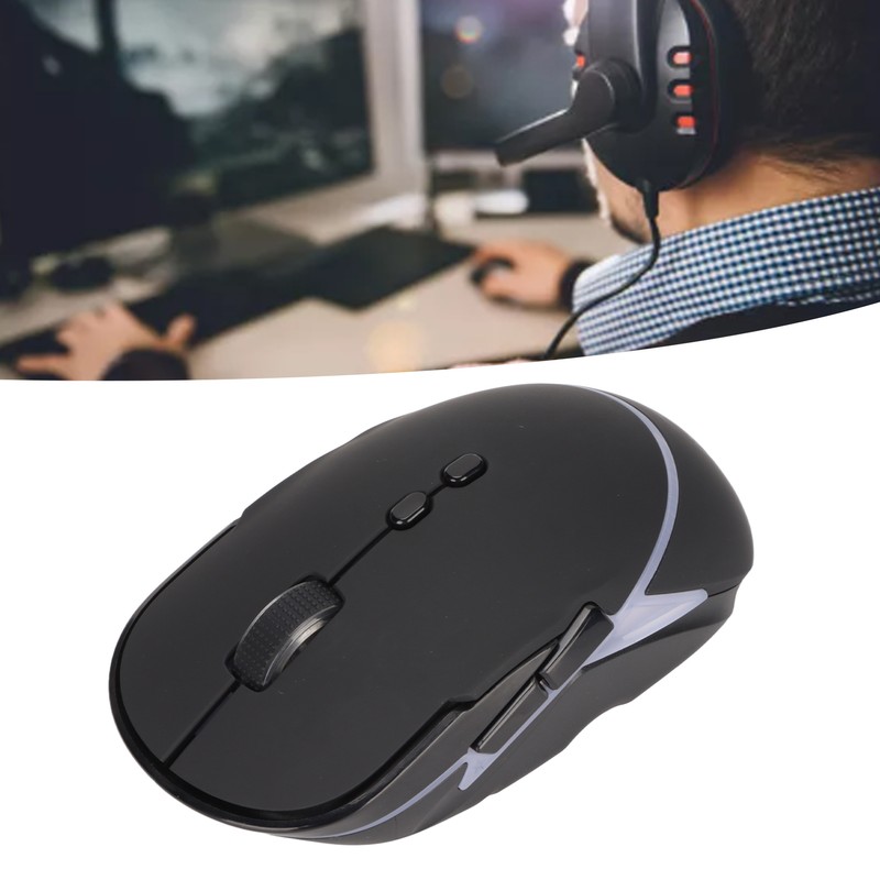 Wireless Gaming Mouse 3 Level Adjustable DPI RGB Color Backlit