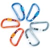 GO!elements Mini Carabiner Micro 6 with Screw Fastener, multicolour