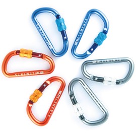 GO!elements Mini Carabiner Micro 6 with Screw Fastener, multicolour