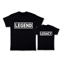 Legend or Legacy T Shirt - ONE Shirt ONLY Black