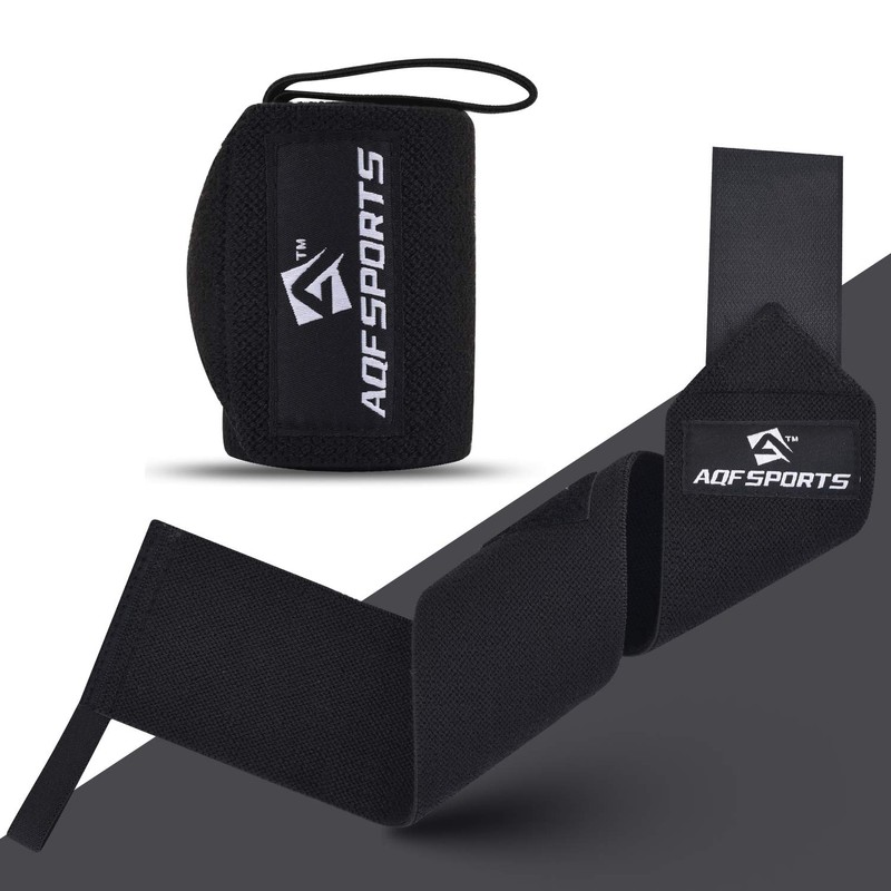 AQF 18” Wrist Wraps Supports Heavy Duty Weightlifting Gym Training