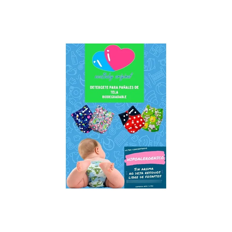 Pack Jabon Ecobaby Liquido Desodorizante Marca Ecobaby