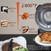 YIBAKE Stone Pizza Oven, 12'' Indoor Electric Pizza Maker, 1200W