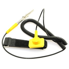 RLECS Static-Release Wristband with Clip ESD Wrist Strap Adjustable Anti Static Bracelet with Grounding Wire Electrostatic Discharge Bands